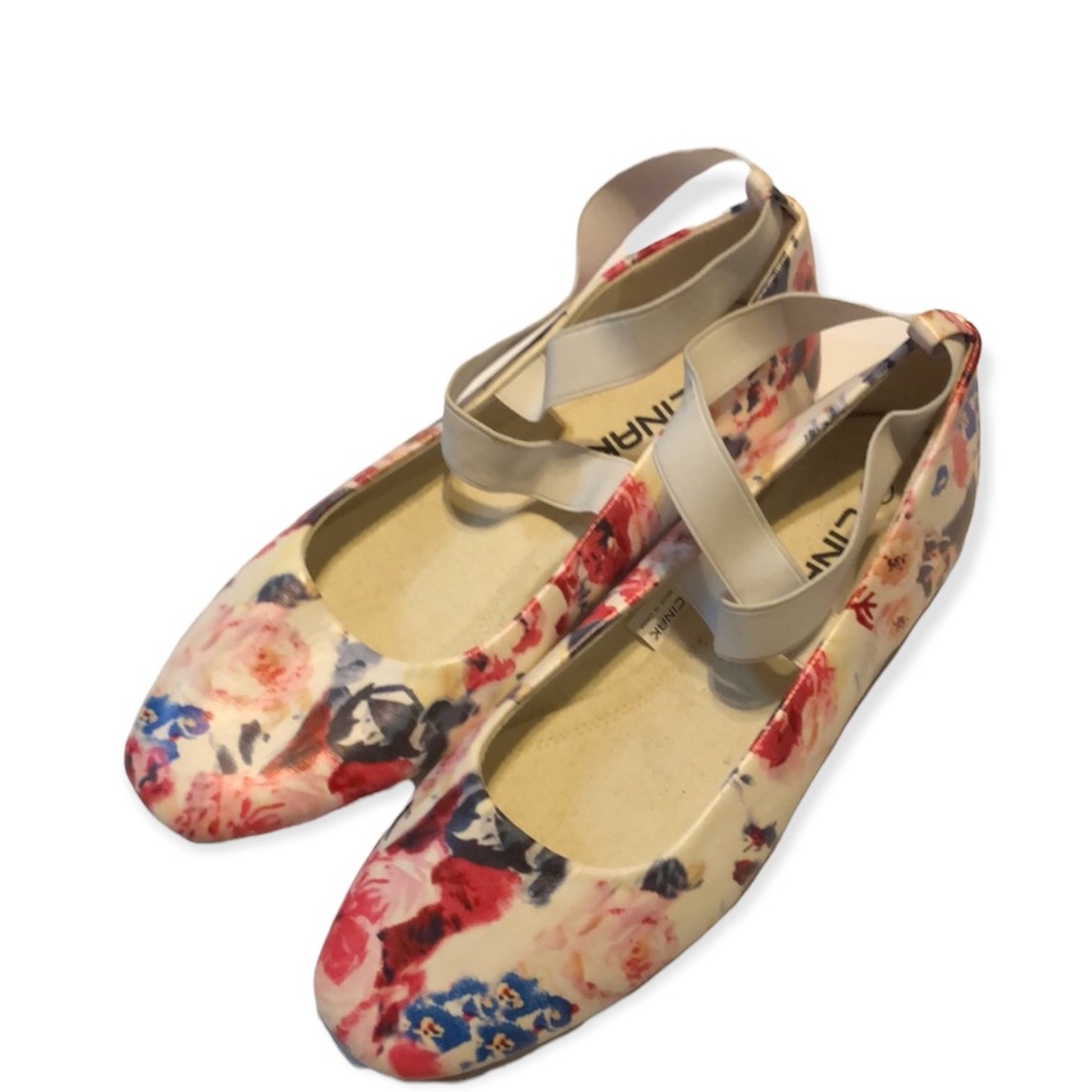 Woman’s Y2k Easter CINAK floral ballet fall sandals flats s9 - Picture 2 of 5